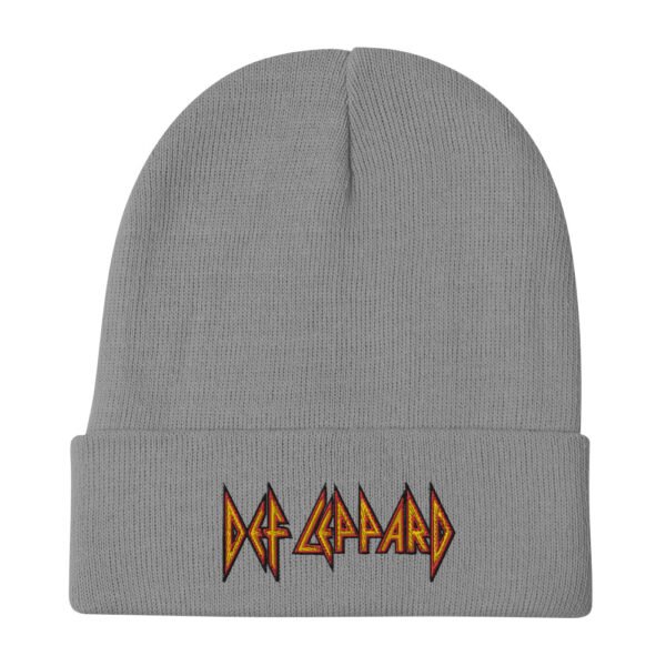 Def Leppard Embroidered Beanie - Image 3
