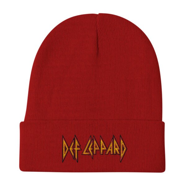 Def Leppard Embroidered Beanie - Image 2