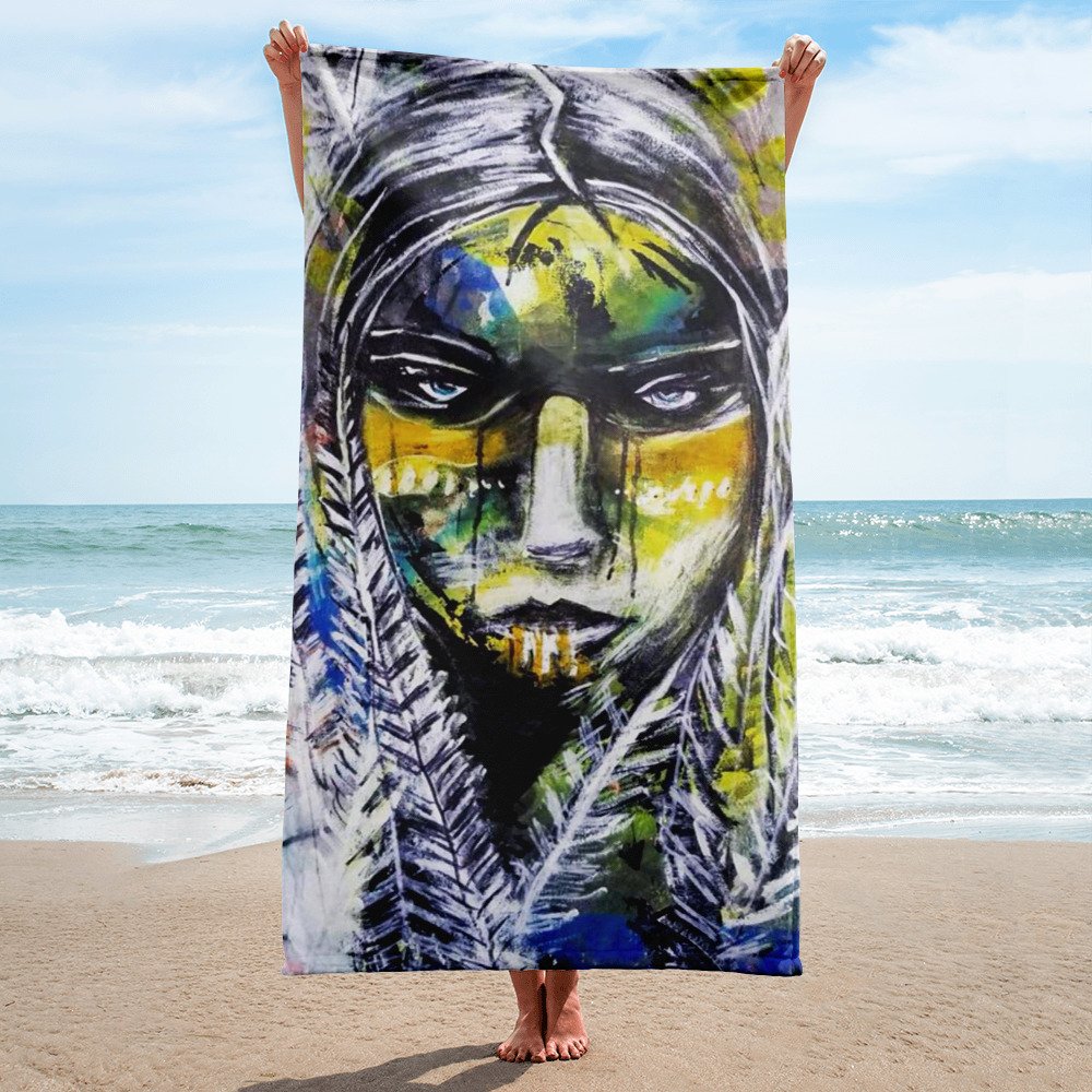 Native Warrior Towel